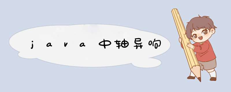 java中轴异响,第1张 java中轴异响,第1张