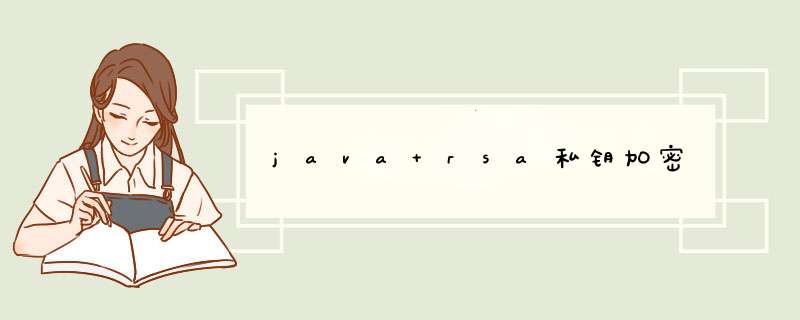 java rsa私钥加密,第1张