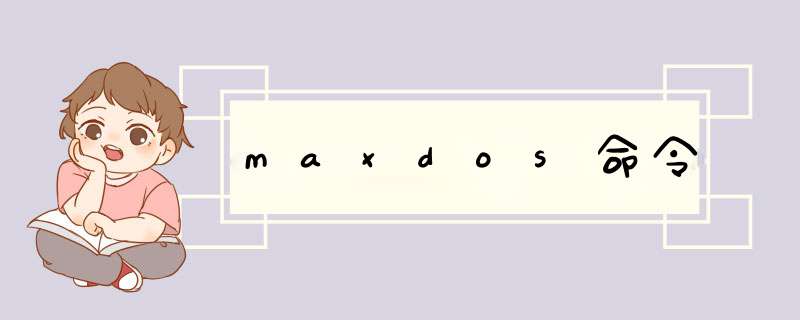 maxdos命令,第1张