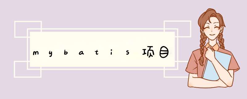 mybatis项目,第1张