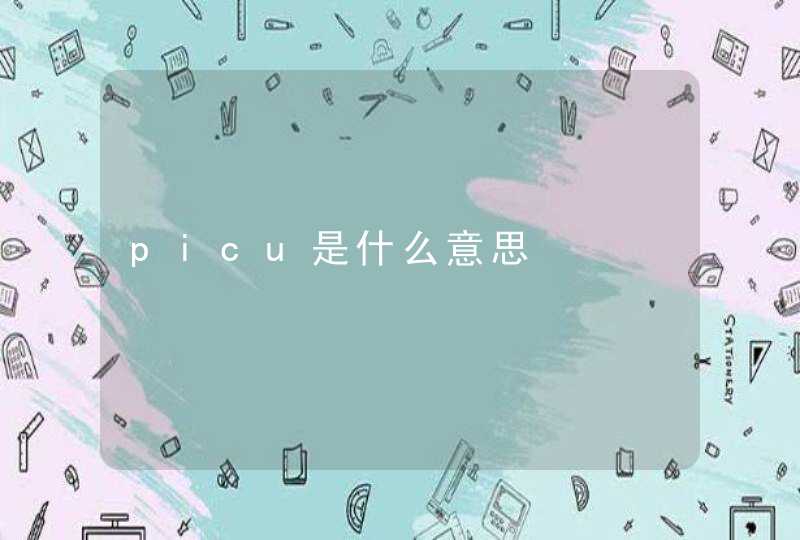 picu是什么意思,第1张