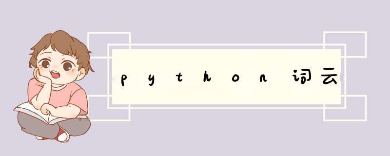 python词云,第1张