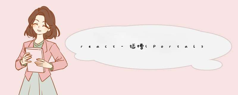react-插槽(Portals),第1张