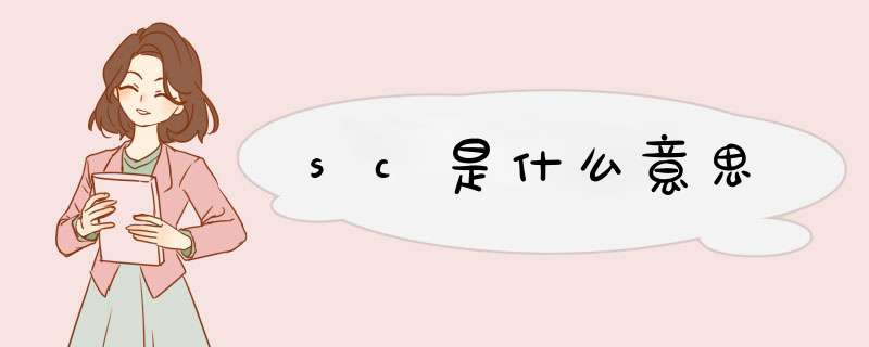 sc是什么意思,第1张