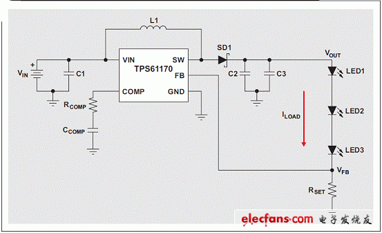 LED驱动器应用中升压转换器的简单开路保护,第2张