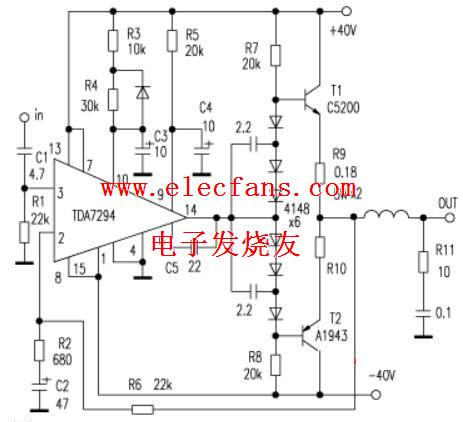 TDA7294直流伺服电流负反馈立体声功放,第2张 TDA7294直流伺服电流负反馈立体声功放,第2张