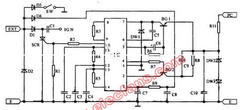 摩托车电子点火器电路图,第2张