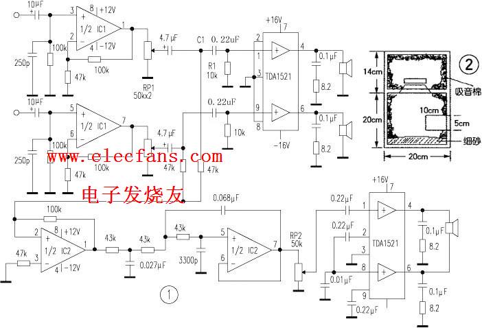 低音炮音箱设计图纸,第2张