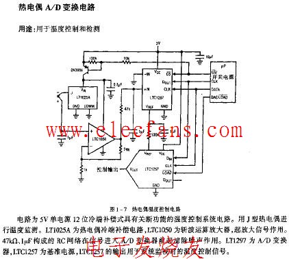 热电偶AD变换电路图,第2张