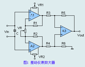 差动仪表放大器电路图,第2张