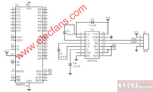 AT89S52与RS-232的接口电路,第2张