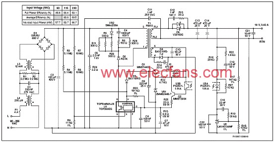基于TOP267VG设计的36.3W LCD监视器电源方案,第3张