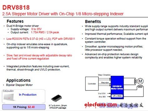 TI DRV8x系列电机控制芯片推动电机发展,第2张