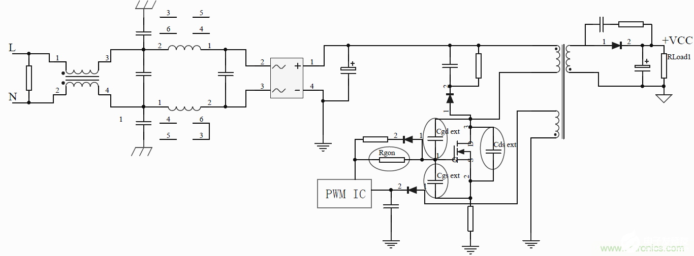 如何降低开关电源电路的EMI干扰,如何降低开关电源电路的EMI干扰,第6张