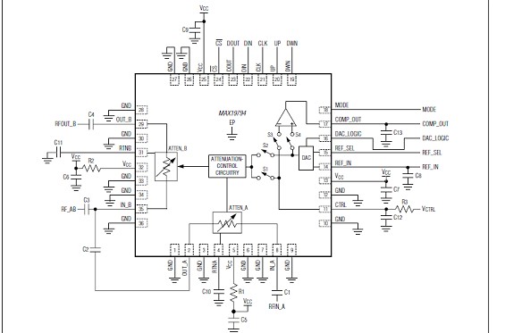 基于10MHz-500MHz双路通用模拟电压衰减器控制电路设计,第2张 基于10MHz-500MHz双路通用模拟电压衰减器控制电路设计,基于10MHz-500MHz双路通用模拟电压衰减器控制电路设计,第2张