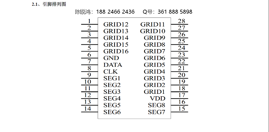 LED驱动控制专用电路VK1640B概述及特性,pYYBAGJc1hGAPIBoAAEieuw5i4A118.png,第2张