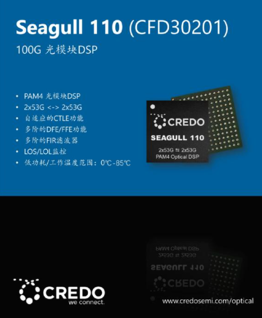 Credo 光DSP再添新成员：Seagull 110和Seagull XR8,第2张