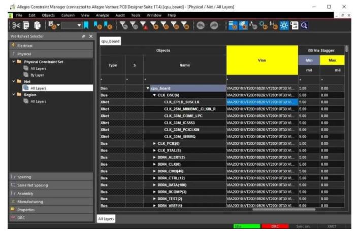 Cadence分享PCB设计教程如何使用规则高效管理过孔,poYBAGJ0kcSABK5OAADhZnk5BTw373.png,第3张