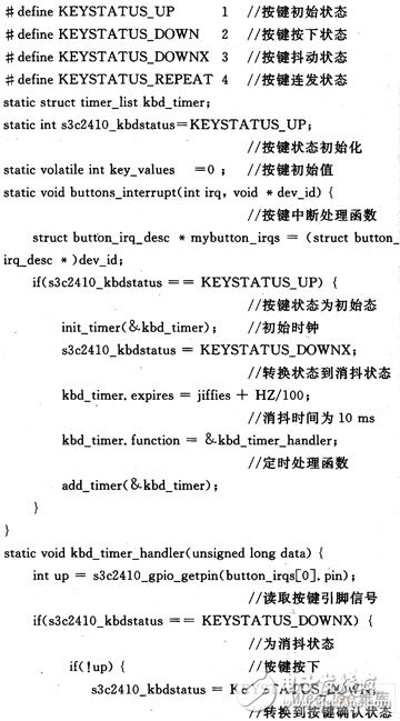 有限状态机的嵌入式Linux按键驱动设计, 有限状态机的嵌入式Linux按键驱动设计,第5张