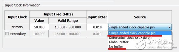 Xilinx FPGA普通IO作PLL时钟输入,PLL的设置,第2张