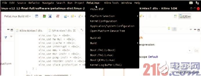 将PetaLinux移植到FPGA上的原因和步骤详解,图2：用于用户设置的PetaLinux SDK菜单截屏,第3张