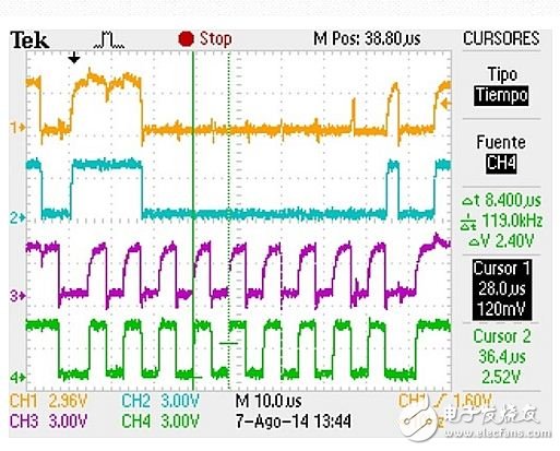 通过长距离I2C总线实现模拟信号数字传输,第3张 通过长距离I2C总线实现模拟信号数字传输,缓冲器前后的从节点信号,第3张
