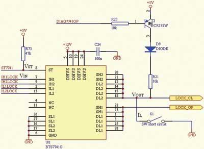 基于XC164CS和BTS7741G的中央门锁控制设计,第3张 基于XC164CS和BTS7741G的中央门锁控制设计,第3张