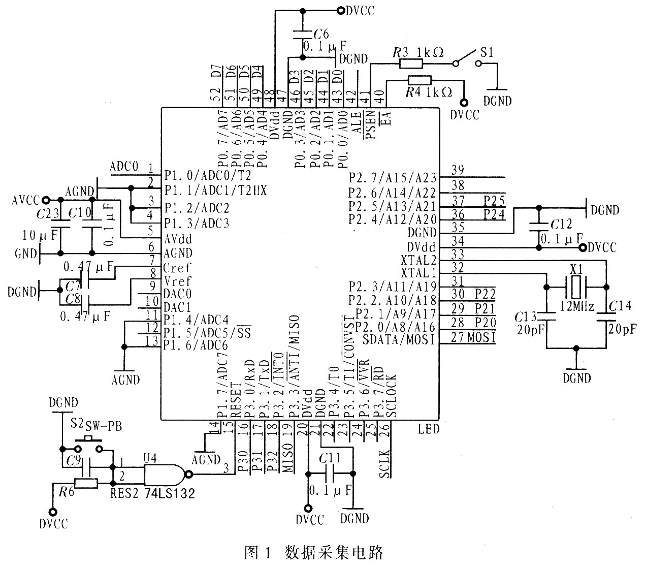 基于ADuC841的数据采集及无线收发系统,第2张 基于ADuC841的数据采集及无线收发系统,第2张