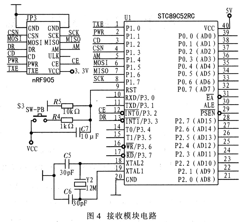 基于ADuC841的数据采集及无线收发系统,第5张 基于ADuC841的数据采集及无线收发系统,第5张