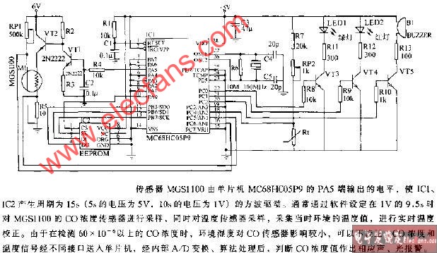 智能一氧化碳报警电路,第2张
