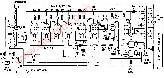 电子管交流电子稳压器电路图,第2张