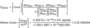 温度测量与数据采集系统MAX1358-Measuring T,Equation 2. Simplified four-current temperature measurement equation.,第5张