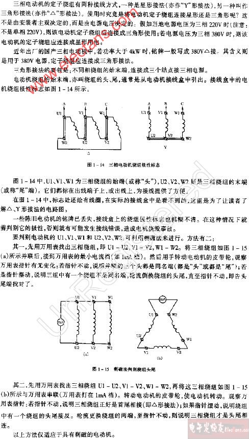 三相电动机绕组机性标志,第2张