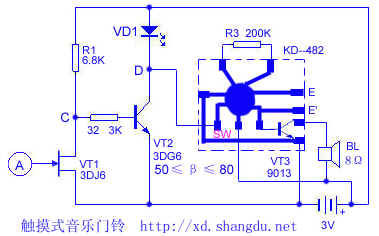 实用门铃电路图,第10张 实用门铃电路图,第10张