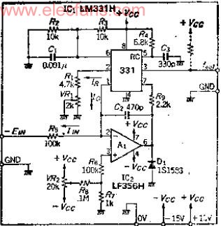 由单片IC构成的廉价100KHZ V-F转换器,第2张