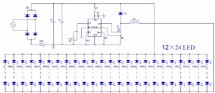 PT4107 LED日光灯方案,第3张