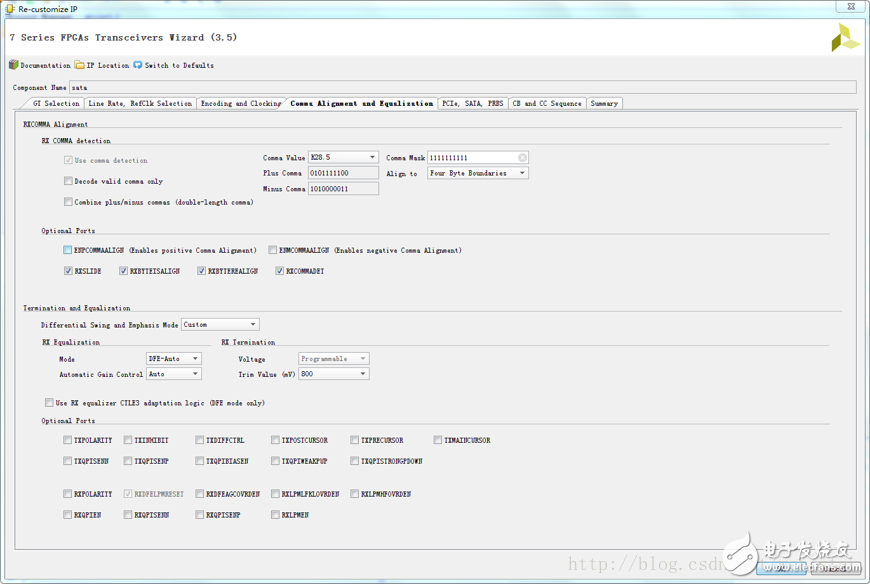 关于Vivado 配置xilinx GTX的SATA设计分析和应用,第5张 关于Vivado 配置xilinx GTX的SATA设计分析和应用,关于Vivado 配置xilinx GTX的SATA设计分析和应用,第5张