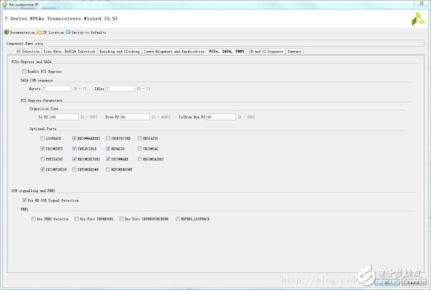 关于Vivado 配置xilinx GTX的SATA设计分析和应用,第6张 关于Vivado 配置xilinx GTX的SATA设计分析和应用,关于Vivado 配置xilinx GTX的SATA设计分析和应用,第6张