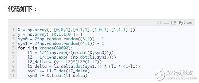 BP神经网络算法 python实现,BP神经网络算法 python实现,第2张