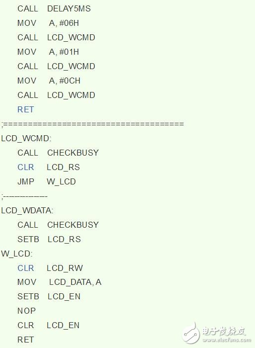 lcd1602汇编程序，LCD1602汇编显示程序代码,lcd1602汇编程序，LCD1602汇编显示程序代码,第5张