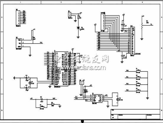 基于AT89S52的温度显示报警系统,第3张