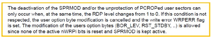 如何使用代码清除STM32单片机上的PCROP,如何使用代码清除STM32单片机上的PCROP,第2张