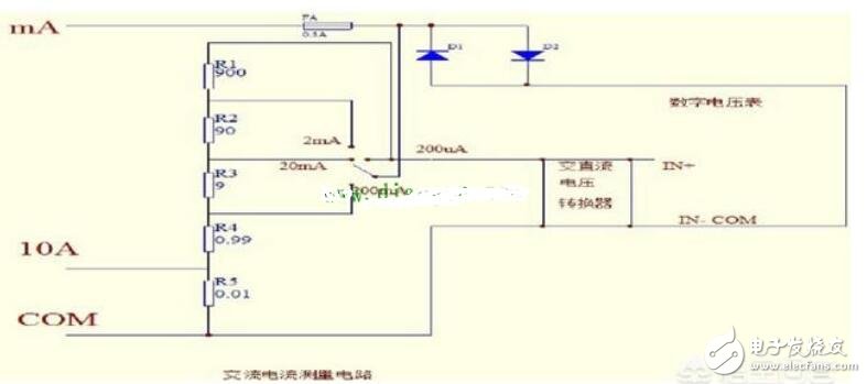 数字万用表测电流方法,第4张 数字万用表测电流方法,数字万用表测电流方法,第4张
