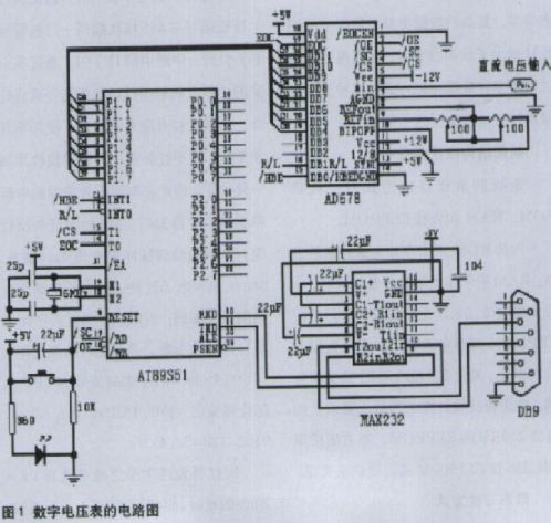 基于PC通信实现新型数字电压表的整机设计,基于PC通信实现新型数字电压表的整机设计,第2张