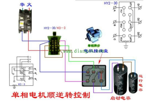 单相电动机双电容接法_单相双值电容异步电动机接线图,pIYBAGAZGg-AUFH6AAJshLXJMvk009.png,第2张