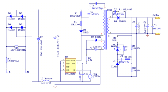BPA861X｜高品质BPA系列家电ACDC芯片,pIYBAGBz5s6AagW9AAFSUNjJvCA896.png,第9张