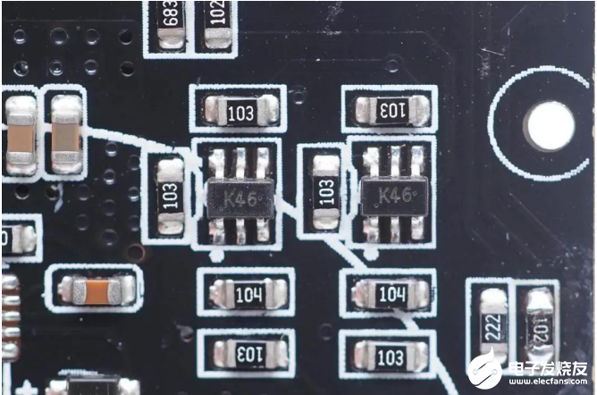 倍思立式无线充电器拆解，采用WINSOK（微硕）高性MOS管,pYYBAGDxSeiAdsXIAAWv8RqrgrY138.png,第39张