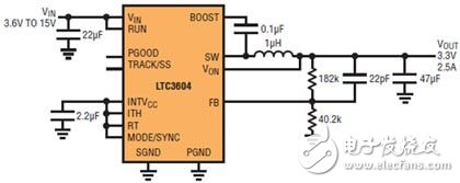 LTC3601 和 LTC3604应用与优势, 两个单片 DC/DC 转换器的应用,第2张