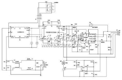 Vicor模块实现恒流充电,12V/A电池充电器电路图,第3张
