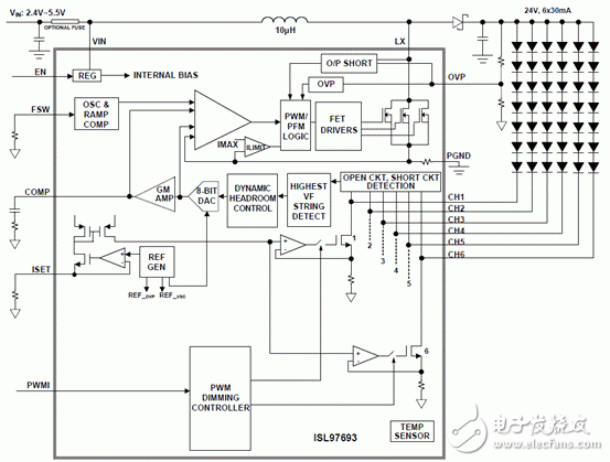 Intersil ISL97694A单个锂电池六路LED驱动方案,7.gif,第3张